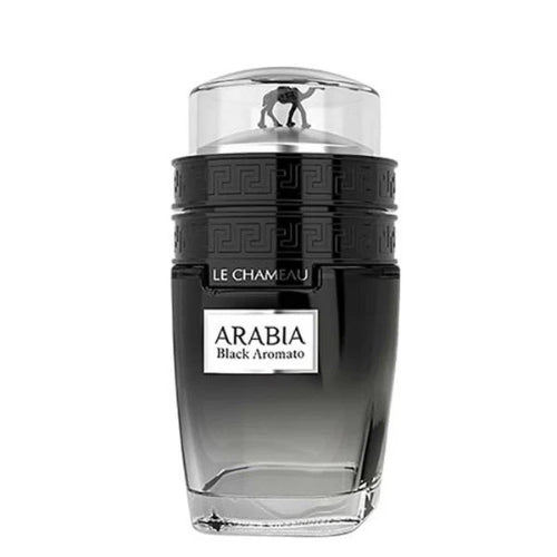 Perfume Arabia Black Aromato de Le Chameau - Eau de Parfum Árabe con detalle de camello en el tapón