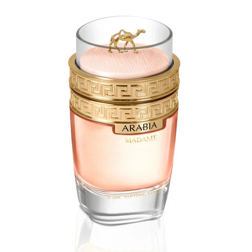 Perfume Arabia Madame Pour Femme 100ml - Eau de Parfum Oriental Femenino con Azafrán, Rosa y Sándalo