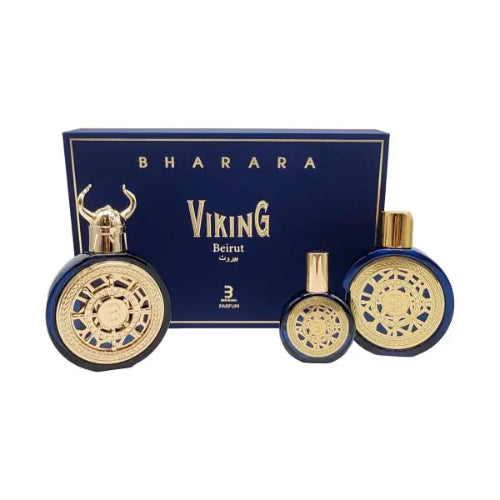 Bharara – Viking Beirut Gift Set 3 Pcs – 100ml – Eau De Parfum – Perfume Unisex