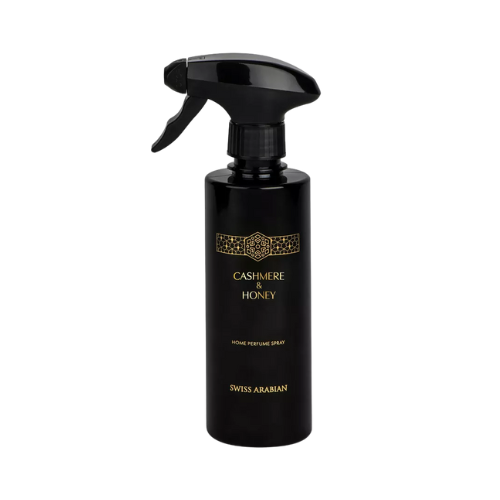 Ambientador de Hogar Swiss Arabian Cashmere & Honey 300ml - Spray Aromático de Lujo con Miel y Vainilla en Musk Dor