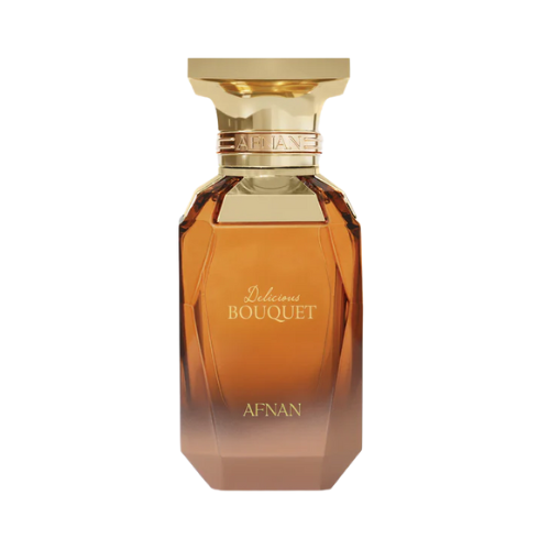 Perfume Delicious Bouquet de Afnan 80ml - Eau de Parfum Femenino con Panna Cotta, Miel y Caramelo en Musk Dor