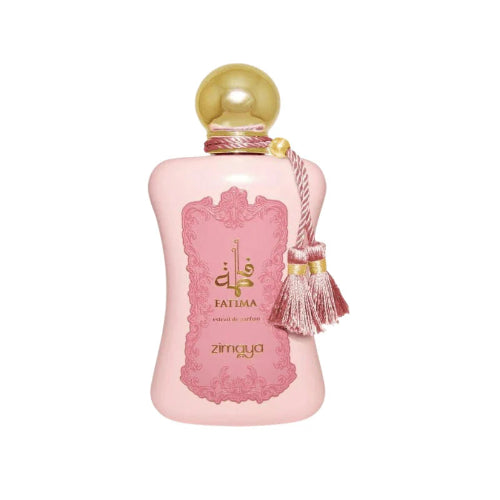 Perfume Zimaya Fatima Pink 100ml - Eau de Parfum Femenino con Ruibarbo, Rosa y Vainilla en Musk Dor