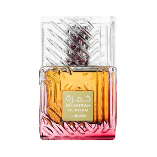 Perfume Lattafa Khamrah Dukhan 100ml - Eau de Parfum Unisex - Notas de Incienso, Canela y Dulzor Ahumado en Musk Dor