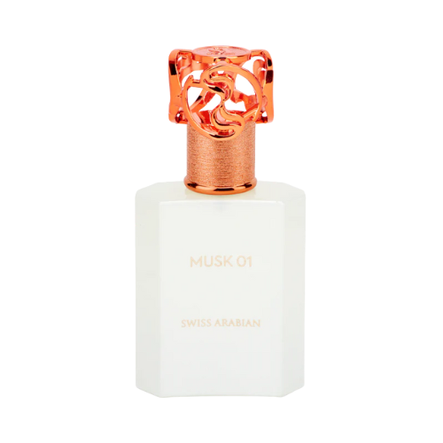 Perfume Swiss Arabian Musk 01 50ml - Eau de Parfum Femenino - Almizcle Blanco, Elemi y Resinas en Musk Dor
