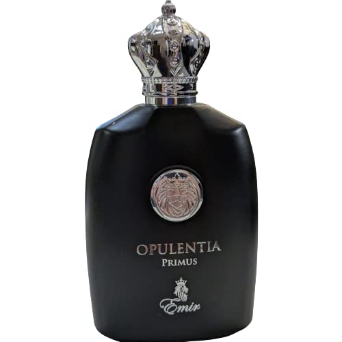 Perfume Opulentia Primus de Emir Paris Corner - Eau de Parfum Árabe con tapón de corona plateada