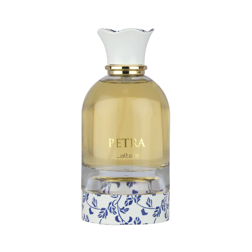 Perfume Lattafa Petra 100ml - Eau de Parfum Femenino - Notas de Mirra, Incienso y Ámbar en Musk Dor