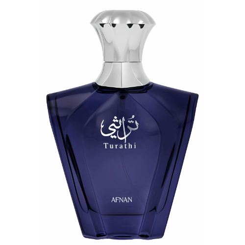 Perfume Afnan Turathi Blue 90ml - Eau de Parfum Masculino Cítrico, Amaderado y con Ámbar en Musk Dor