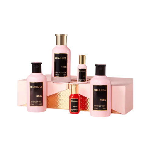 Bharara – Rosa Set de 5 Piezas – 100ml – Eau De Parfum – Perfume Femenino
