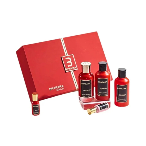 Bharara – Scarlet Set 5 Piezas – 100ml – Eau De Parfum – Perfume Femenino