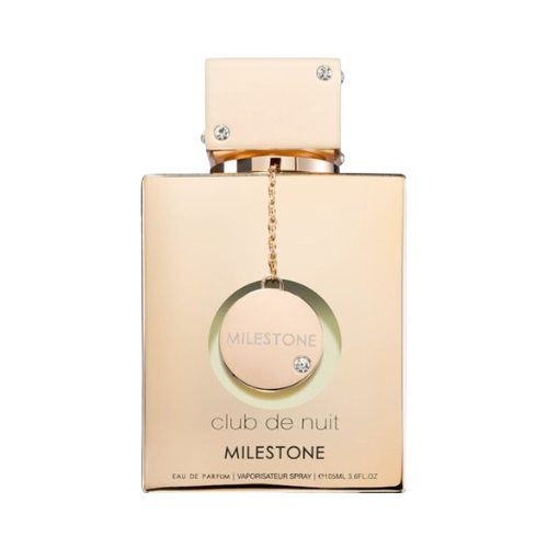 Armaf Club De Nuit Milestone 105ml - Eau de Parfum Unisex - Frasco Dorado de Lujo en Musk Dor