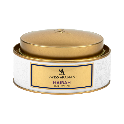 Incienso Oud Muattar Haibah Swiss Arabian 50g - Astillas de Madera de Agar Perfumadas en Musk Dor