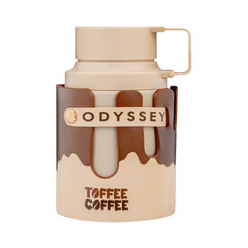 Armaf Odyssey Toffee Coffee 100ml - Eau de Parfum Unisex - Frasco Marrón y Dorado Estilo Cantimplora en Musk Dor